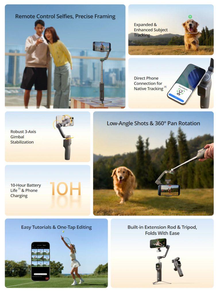 DJI Osmo Mobile 8P with FrameTap remote launched in India - FoneArena.com