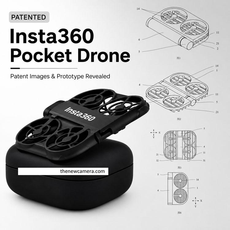 Insta360 True DJI Neo 2 Competitor Emerges: Foldable Drone Prototype Patent Details Surface - NEW CAMERA