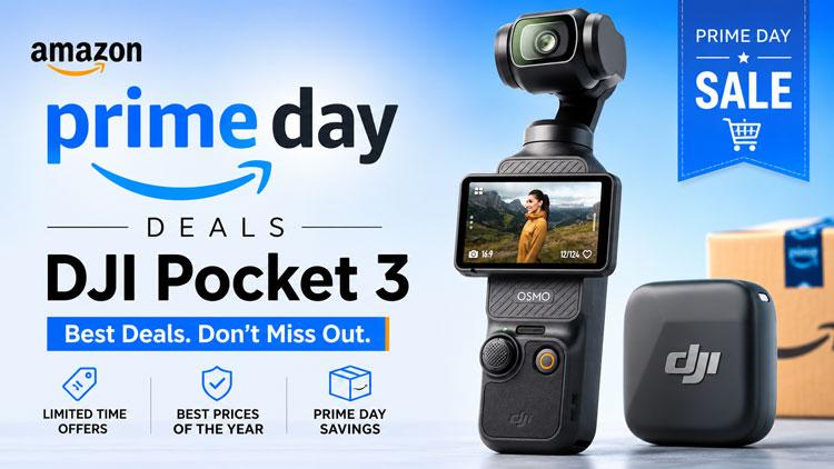 DJI Pocket 3 Just CRASHED to Record Low Prices: Amazon Prime Day Sales Live - NEW CAMERA