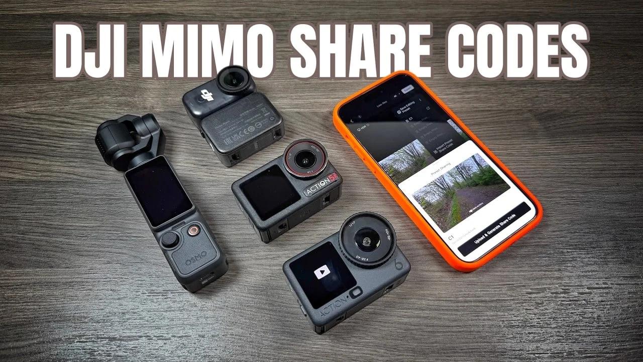 DJI Mimo Share Codes: How To Easily Share Your Color, Editing, And Settings With Others - DroneXL.co