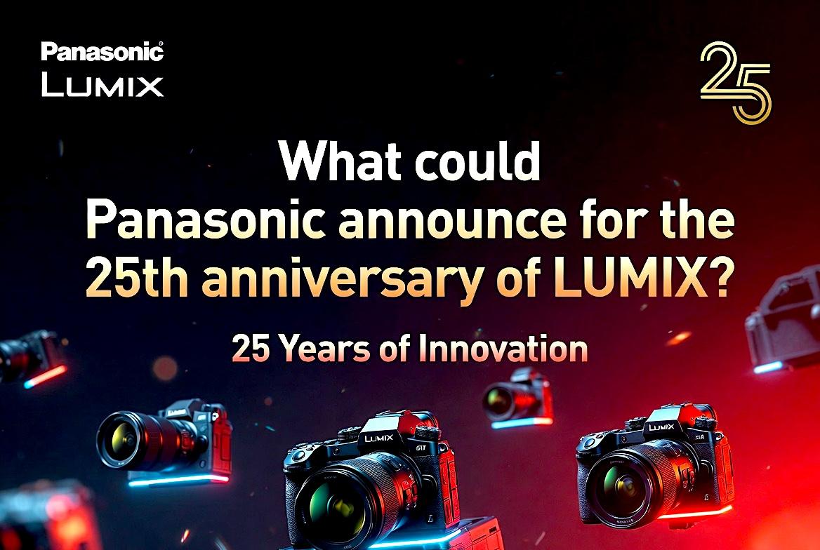 What could Panasonic announce for the 25th anniversary of LUMIX?