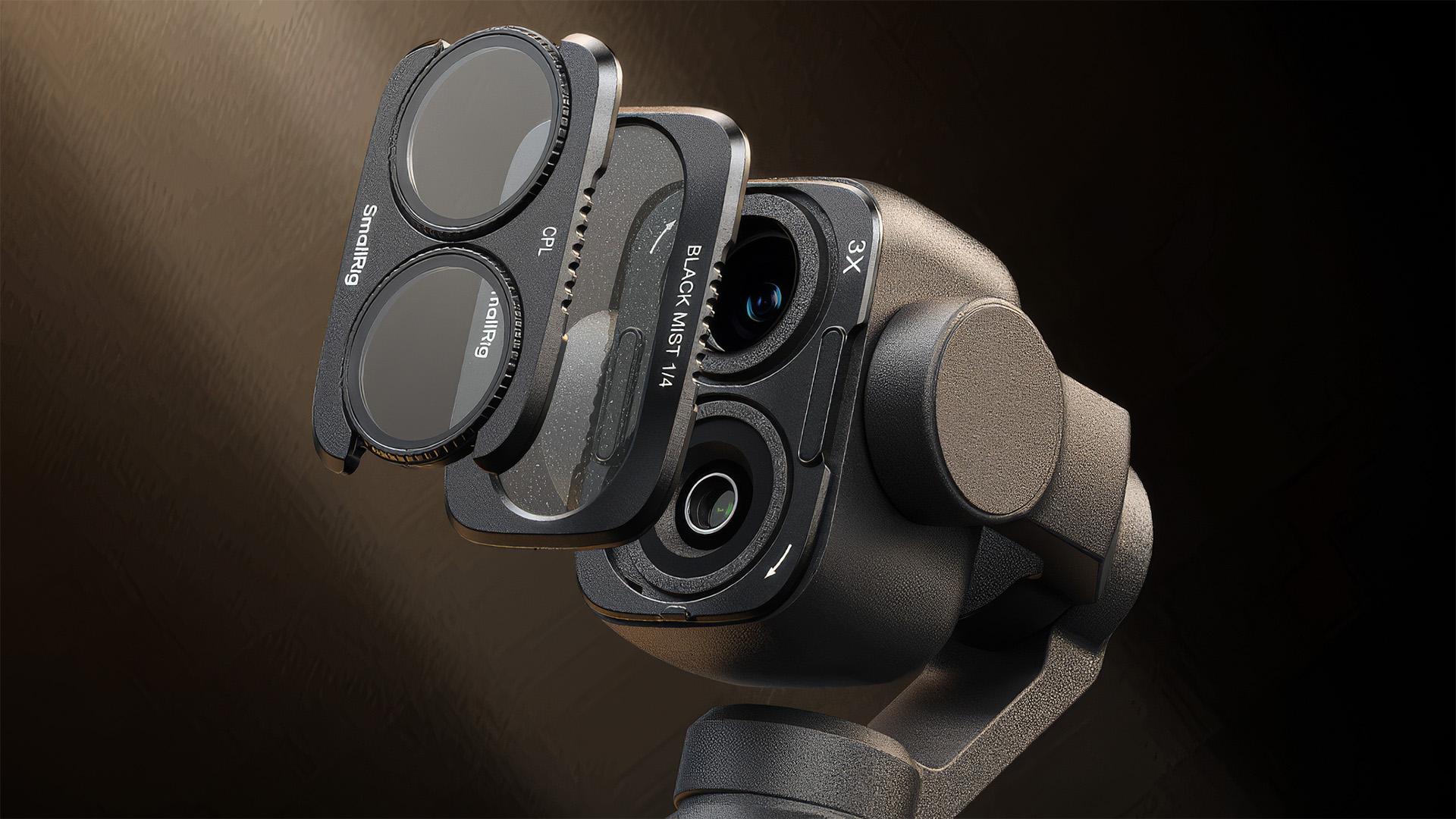 SmallRig Split Filter Kits for DJI Osmo Pocket 4P Announced – Snap-On Dual Design, Stackable Optics, Adjustable VND - CineD