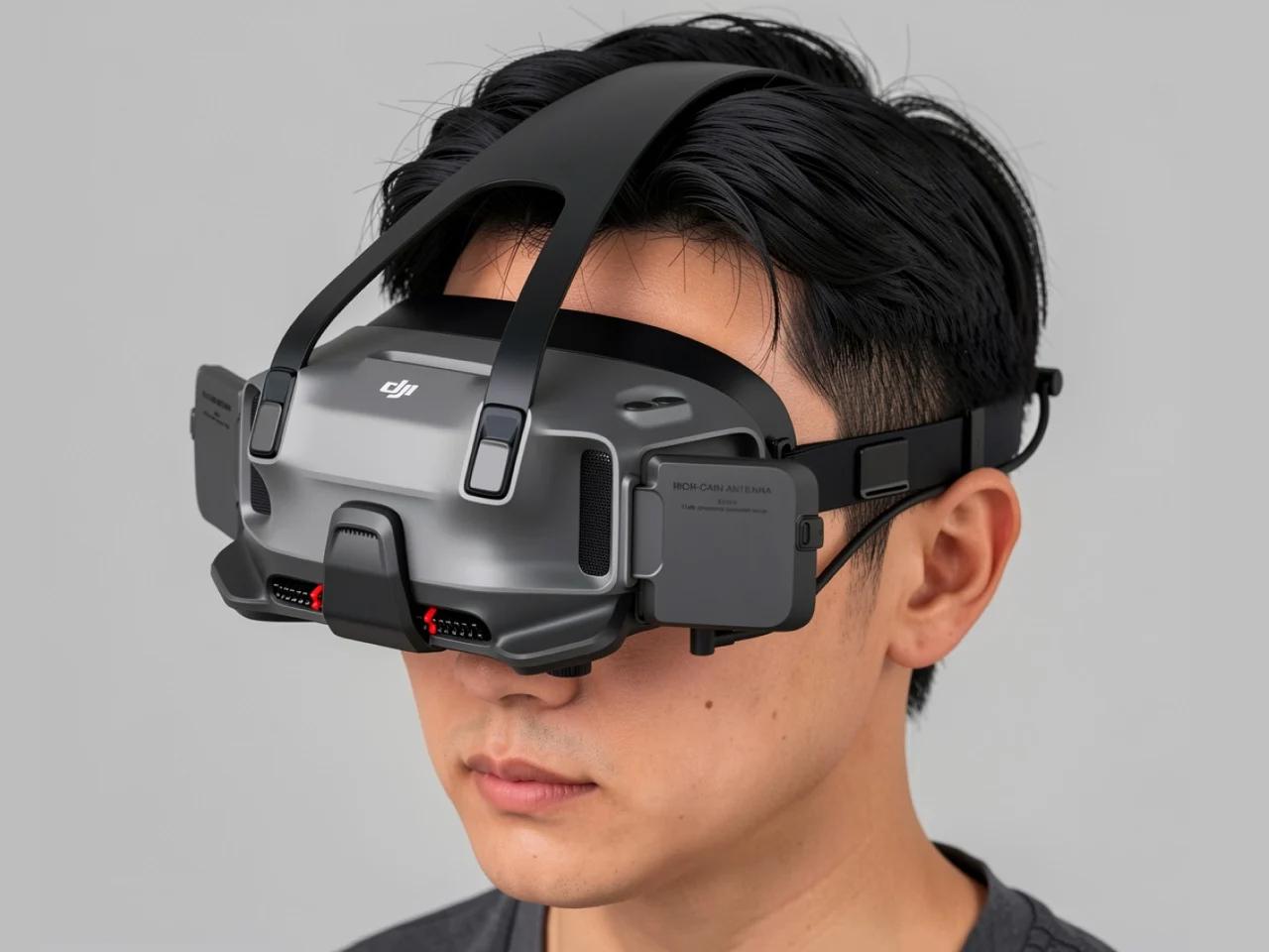 DJI FPV Goggles Concept Uses Foldable Antenna Panels to Fix Signal Reception - Yanko Design