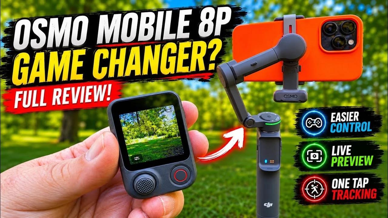 DJI Osmo Mobile 8P Review: The FrameTap Remote Is A Game Changer - DroneXL.co