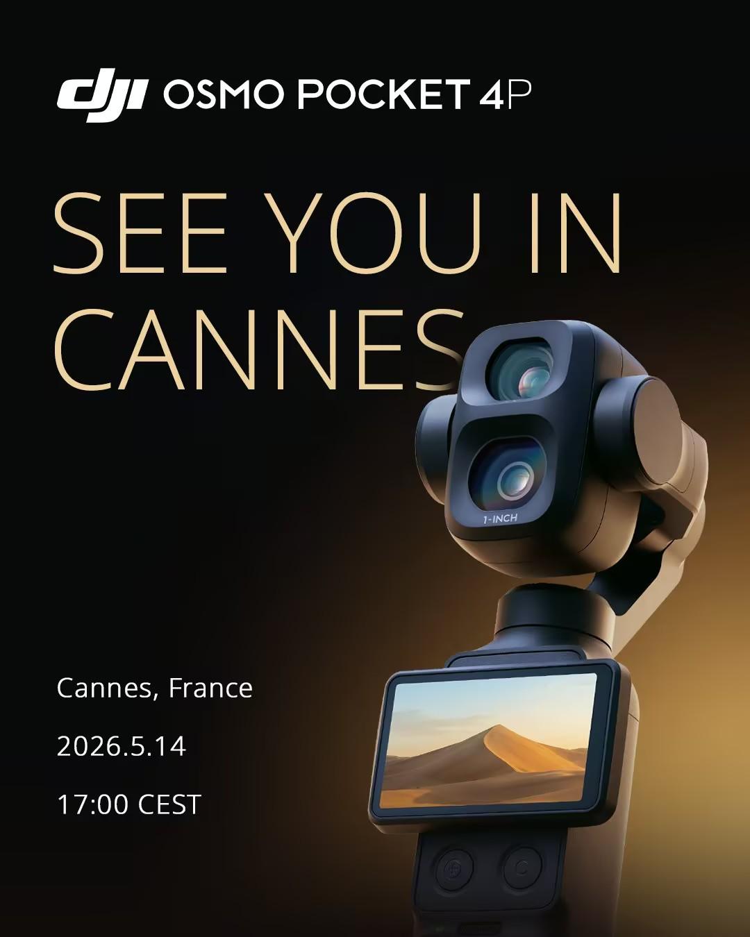 DJI Osmo Pocket 4P See you in Cannes - Newsshooter