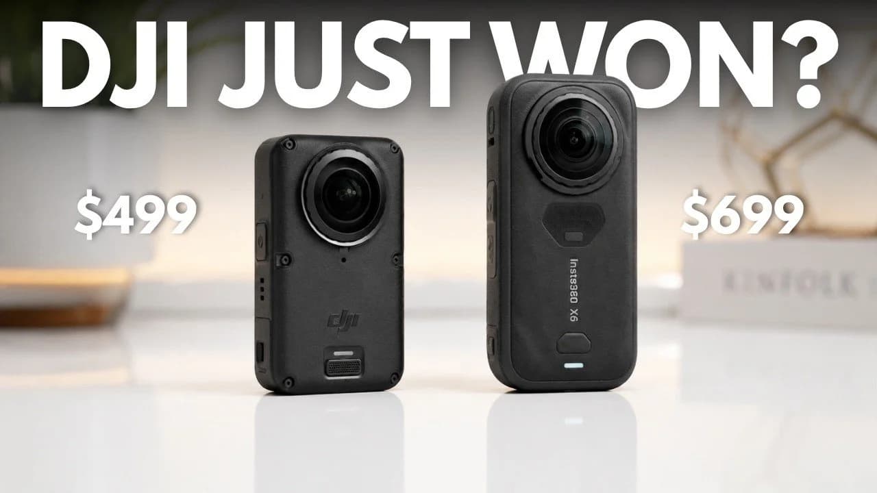 DJI Osmo 360 II Beats Insta360 X6 with 8K 60Fps For $499 - Geeky Gadgets