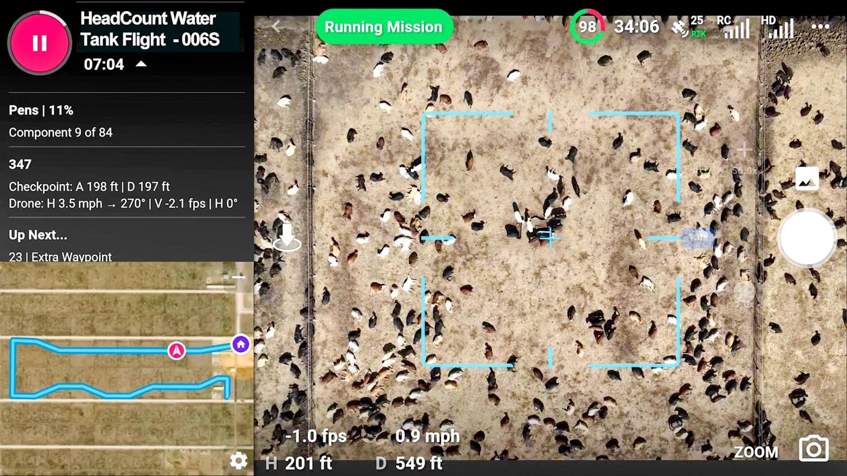 HeadCount Uses DJI Drones To Count $4,000 Cattle In Kansas - DroneXL.co
