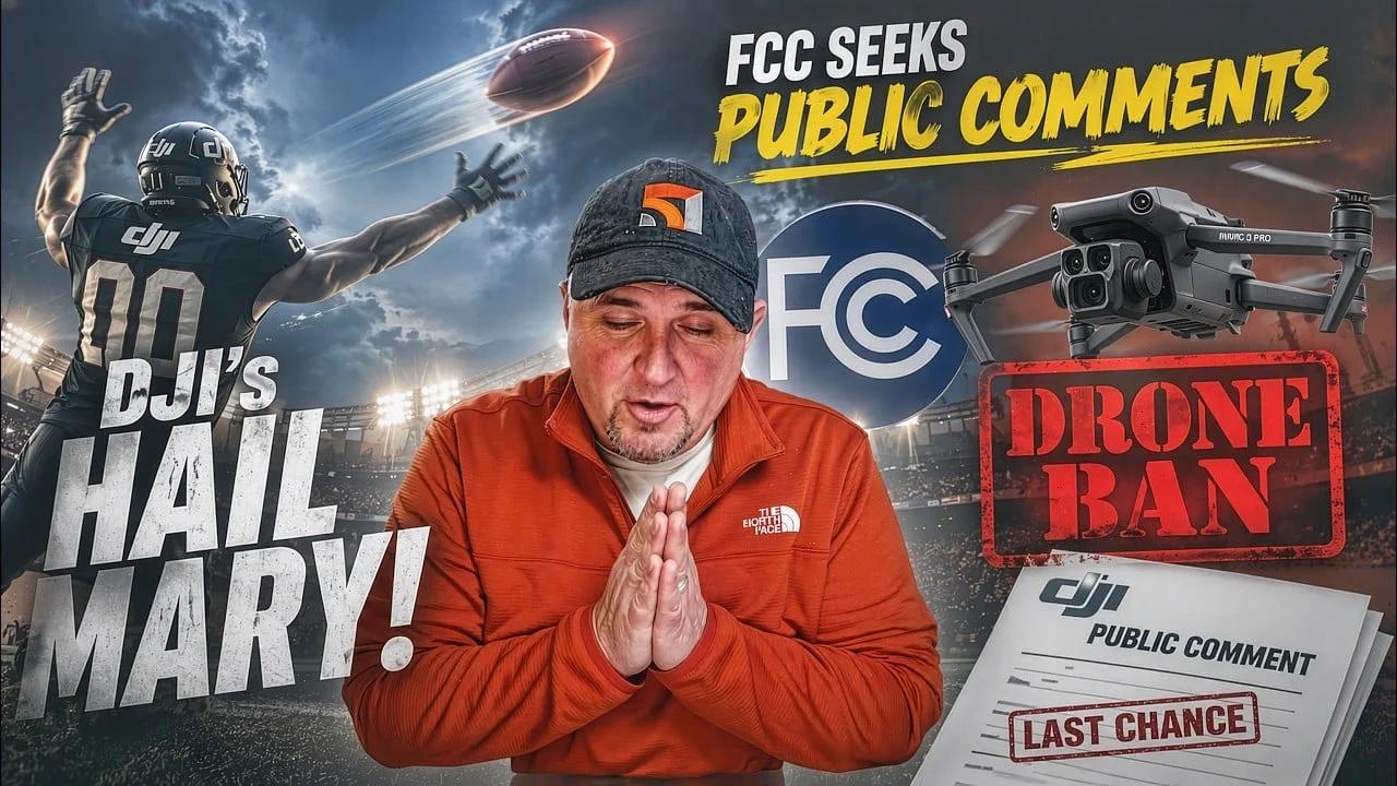 Could This Be What Saves DJI in the United States? The FCC Is Now Accepting Public Comments - DroneXL.co