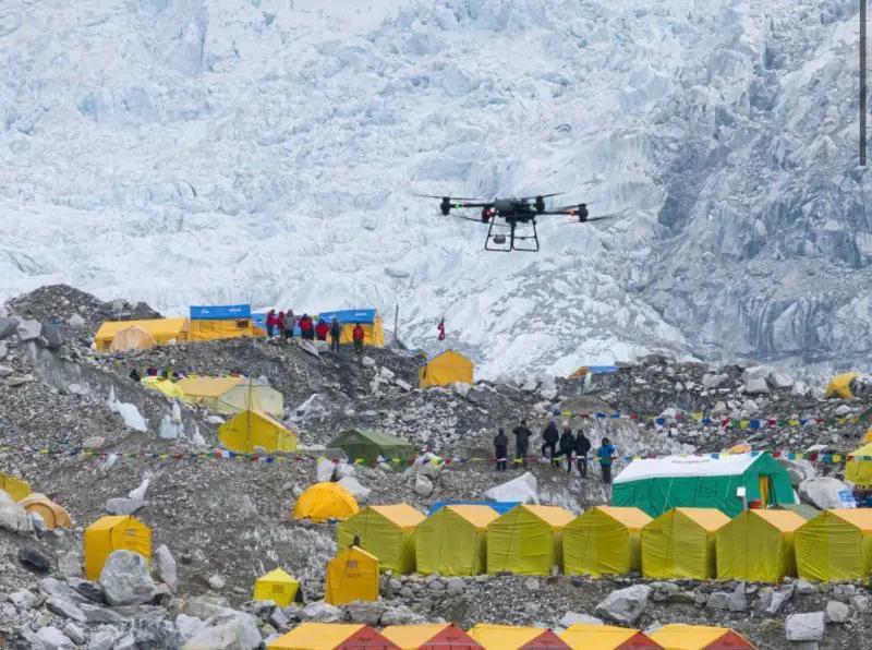 Drones Just Hauled Over 3 Tons of Trash Off Mount Everest - SnowBrains