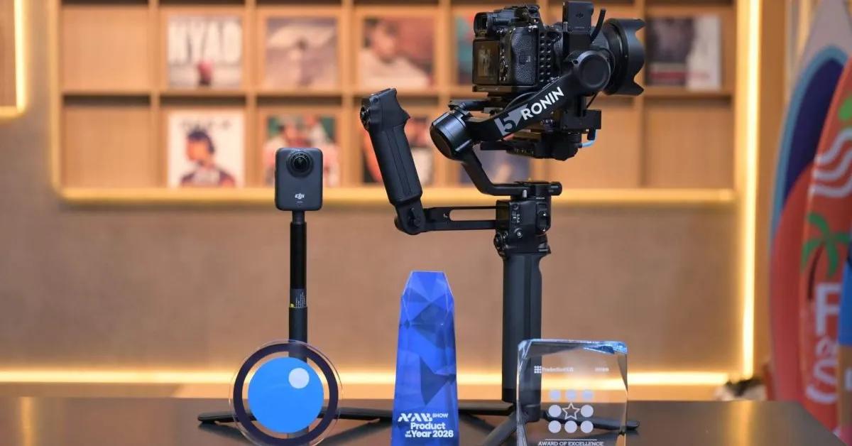 DJI RS 5, Osmo 360 grab top honors at NAB Show 2026 - DroneDJ