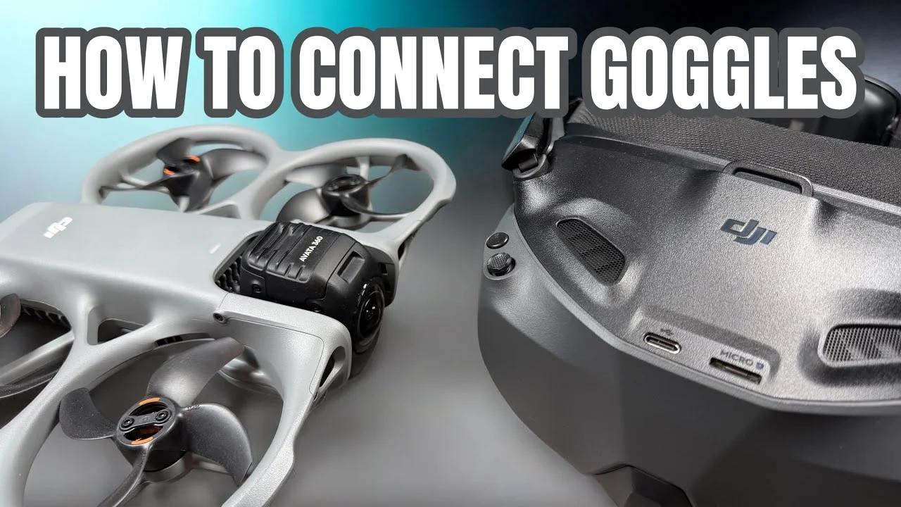 How To Pair Goggles And Controllers To The DJI Avata 360