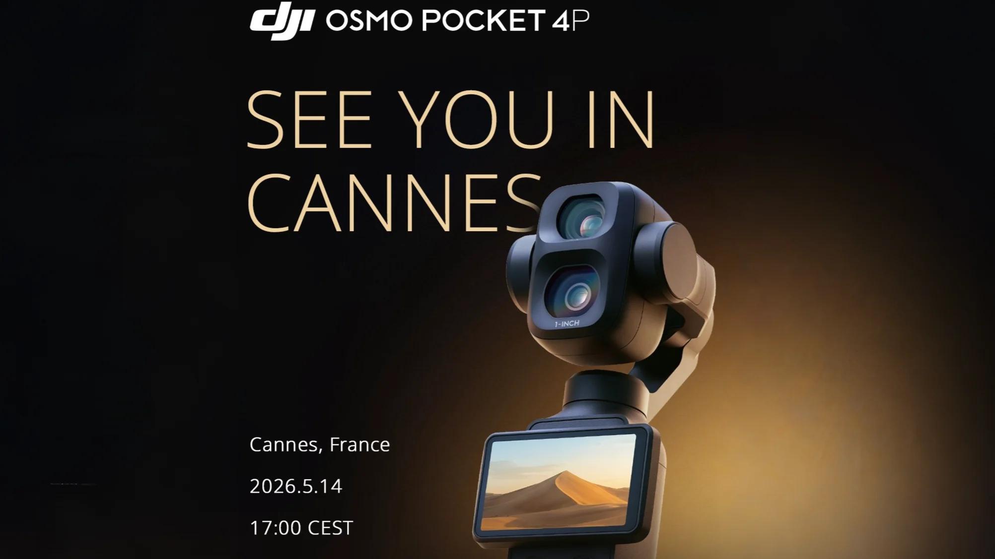 DJI Osmo Pocket 4P launching globally on May 14 - Gizmochina