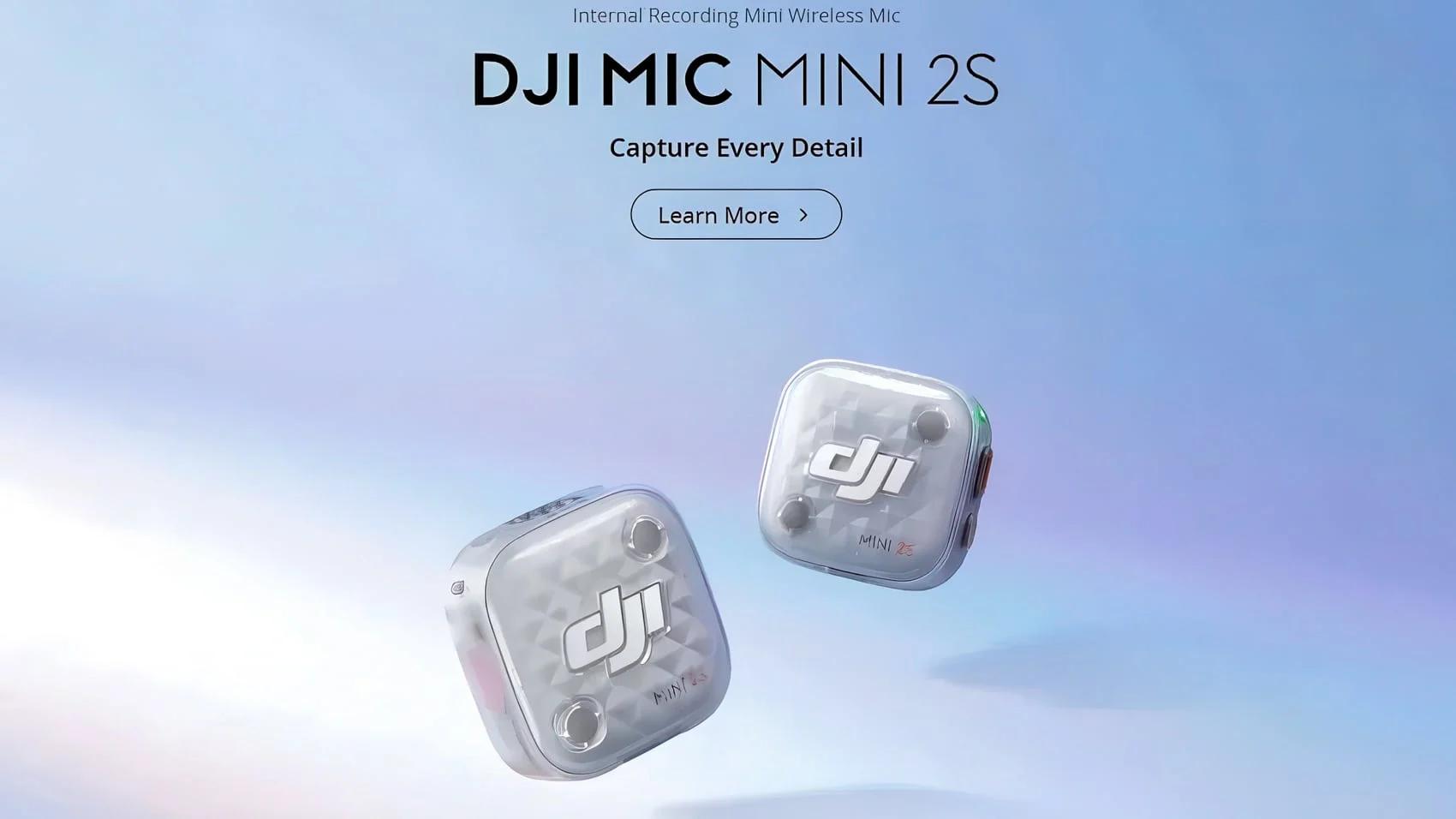 DJI Mic Mini 2S Lands July 2 With On-Board Recording - DroneXL.co