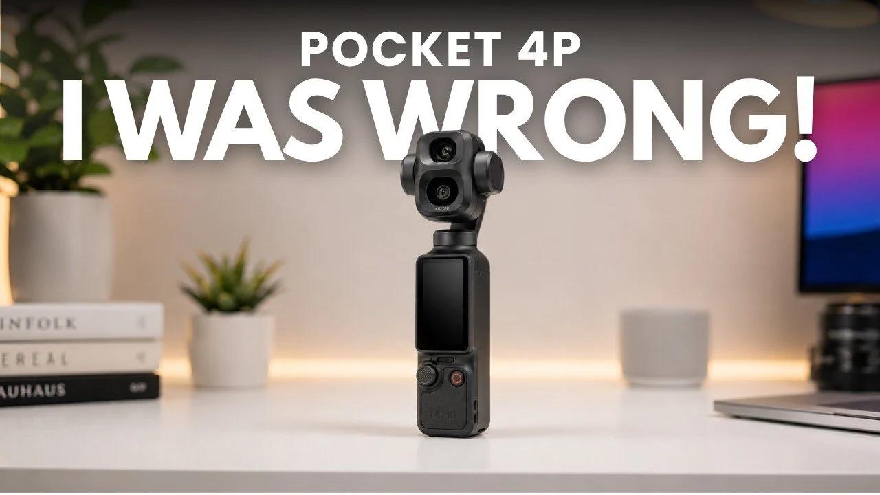 DJI Pocket 4P Features 4K 240 FPS Video Without D-Log 2 - Geeky Gadgets