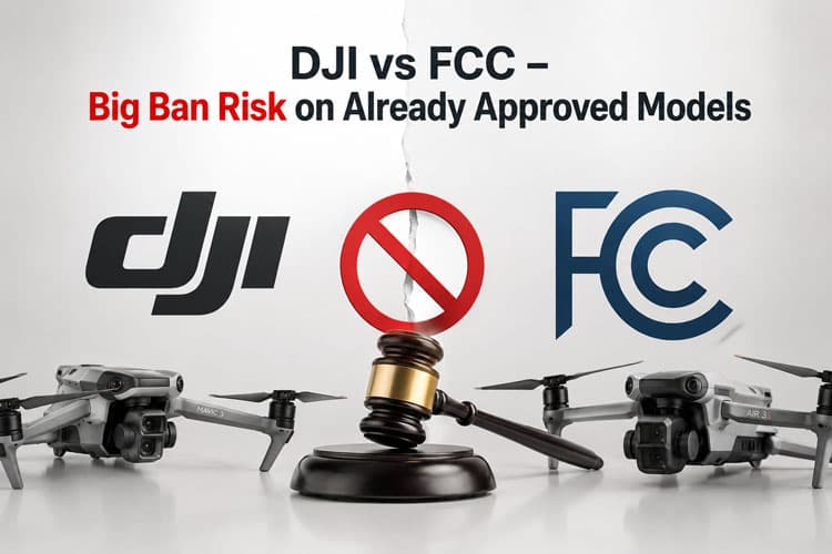 DJI vs FCC: Big Ban Risk on Already Approved Models - August 2026 Update - NEW CAMERA