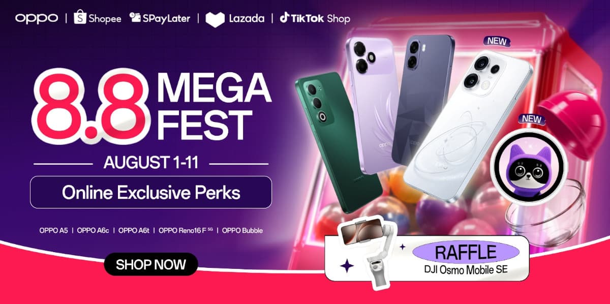 OPPO 8.8 Sale Gives You a Chance to Win a DJI Osmo Mobile SE - Gadget Pilipinas