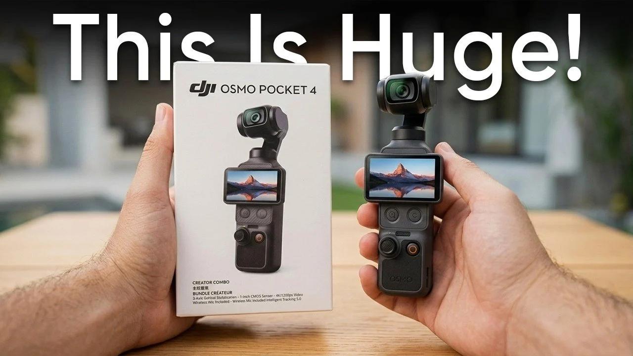 DJI Osmo Pocket 4 Features a 1-Inch Sensor, But There’s a Hidden Catch