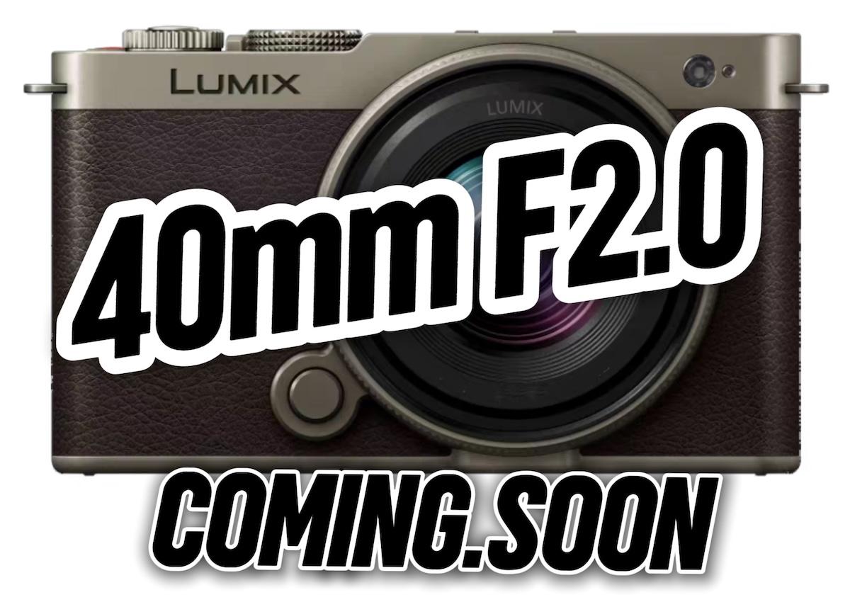 Panasonic is rumored to announce a new 40mm f/2 S lens and a special edition Lumix S9 camera on April 21st