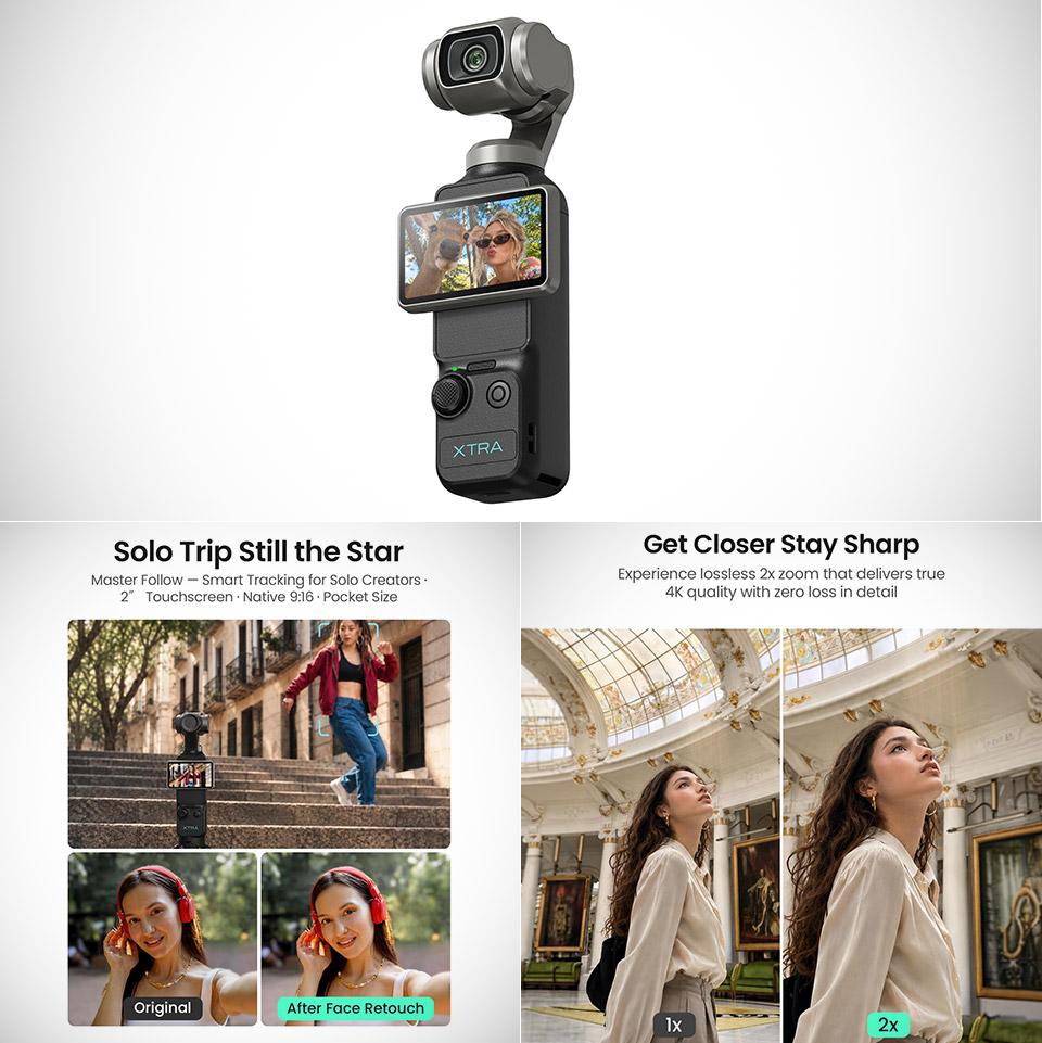 Xtra Muse Pocket Camera (DJI Osmo Pocket 3 Clone) for $329 and 5 More Prime Day Tech Deals (Part 3) - TechEBlog -