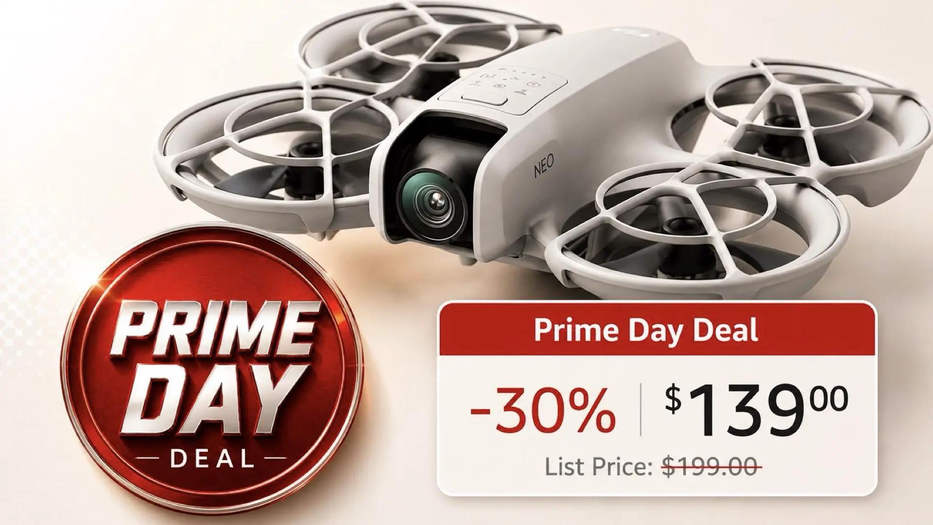 DJI Neo Prime Day Deal Shows How Cheap 4K Drone Shots Have Become - Y.M.Cinema Magazine
