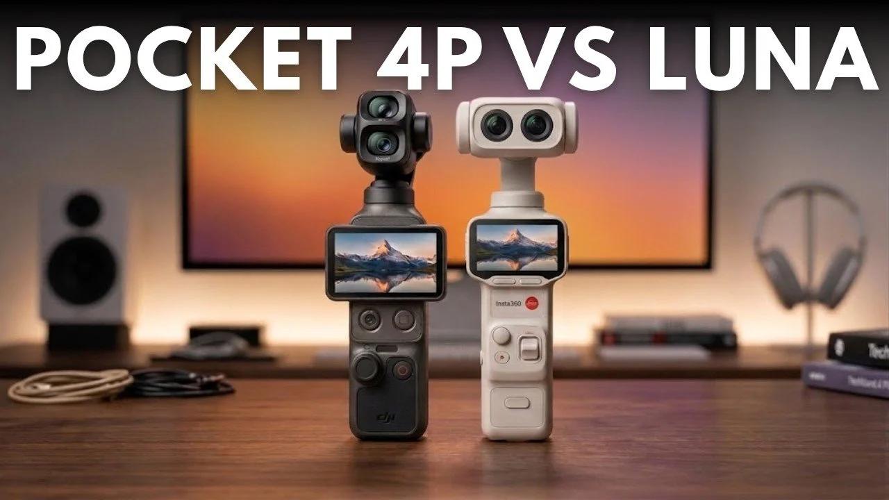DJI Pocket 4 vs Insta360 Luna : the Pocket Gimbal War Just Got Real