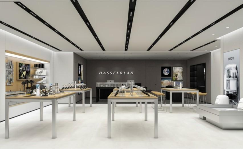DJI signs at Manchester Arndale - Place North West