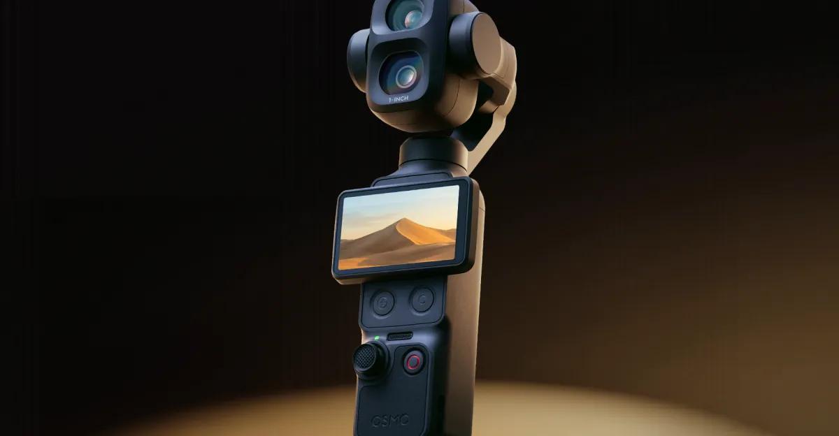 DJI’s Osmo Pocket 4P is the first dual camera version of its handheld baby steadicam. - The Verge