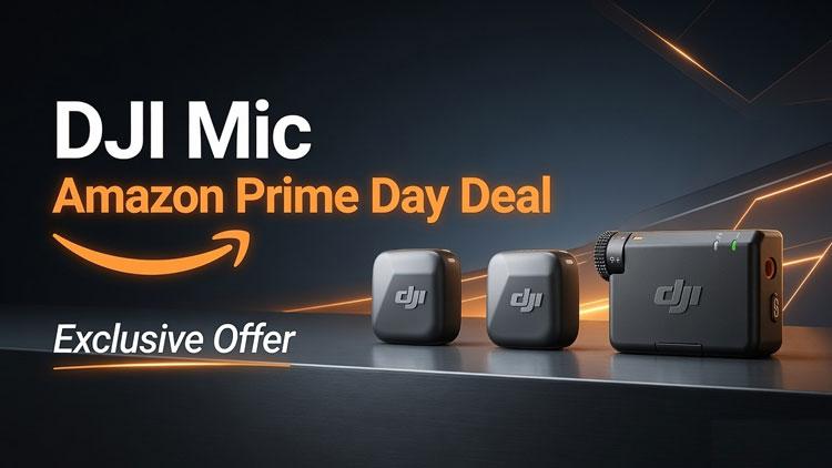 DJI Mic Mini 2 TX + 1 RX Amazon Deals Hits Lowest Price of the Year: Prime Day Deal 29% Off - NEW CAMERA