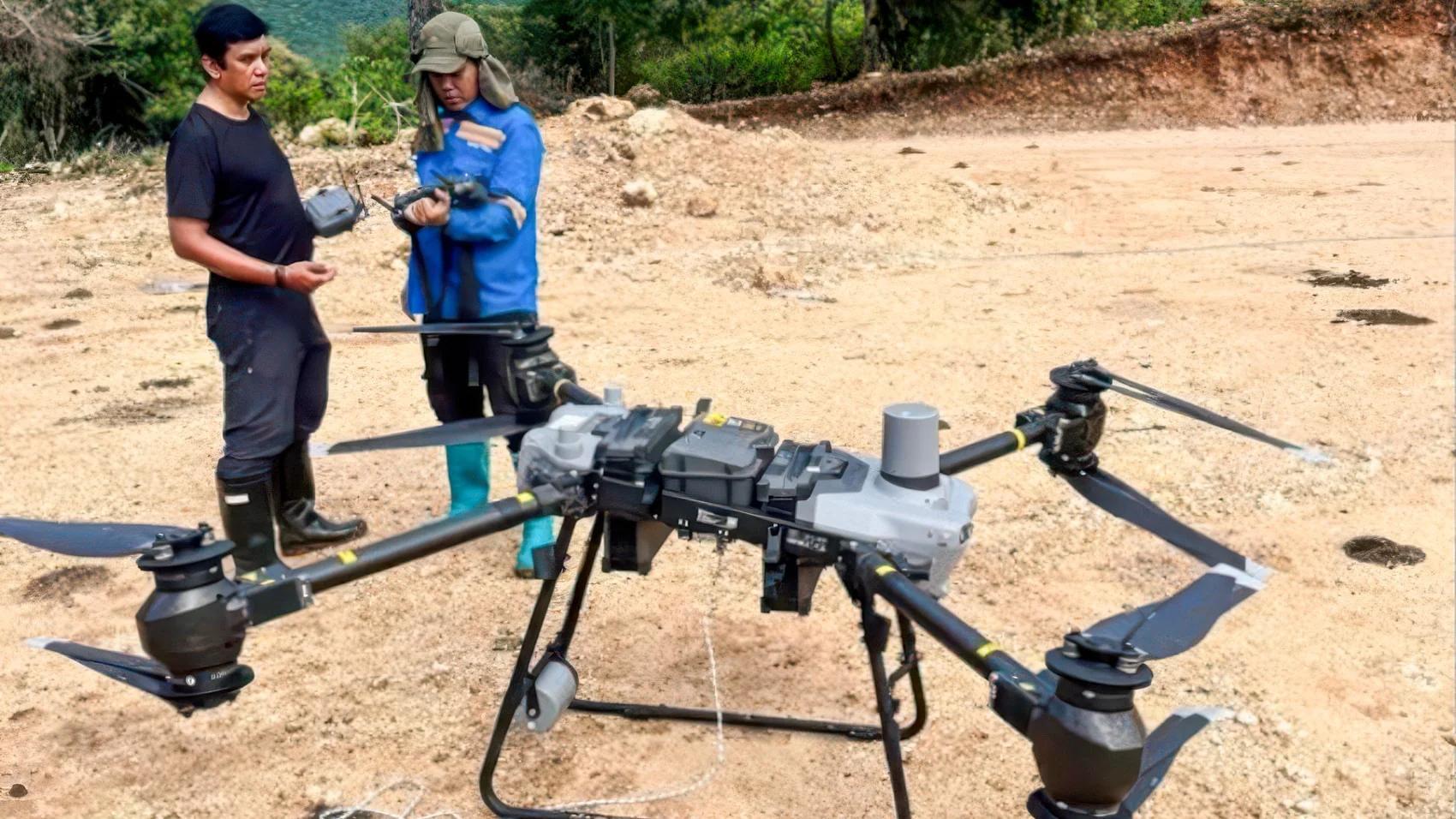 DJI FlyCart 30 Maps Timor-Leste Manganese 800 Meters Down - DroneXL.co