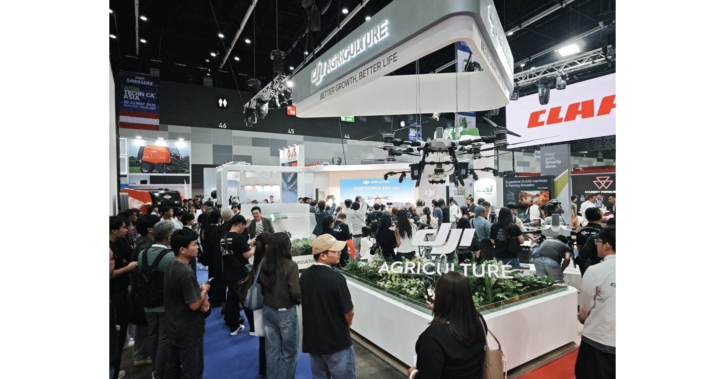 DJI Agriculture Debuts Agras T55 and T100 Dual Battery Spraying System in Thailand at AGRITECHNICA Asia 2026 - PR Newswire