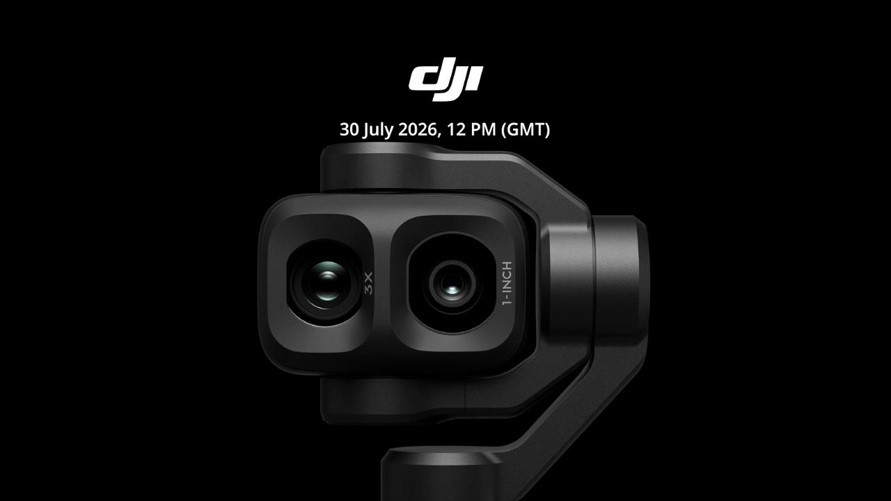 DJI Osmo Pocket 4P Teased for July 30 as Dual-Lens Pocket Gimbal Camera - Techgenyz