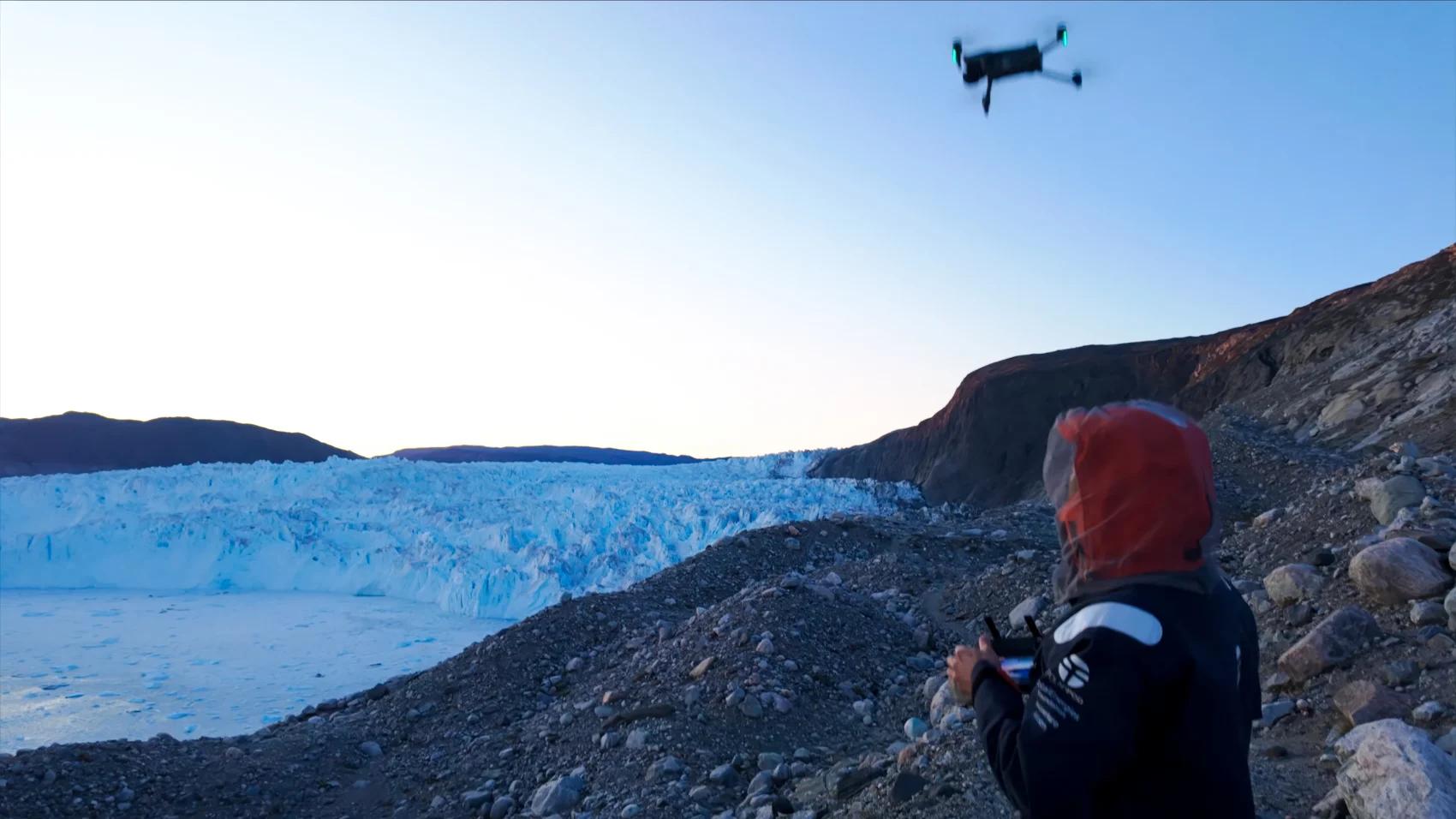 DJI Mavic 3 Enterprise Maps Greenland’s Fastest-Moving Glacier