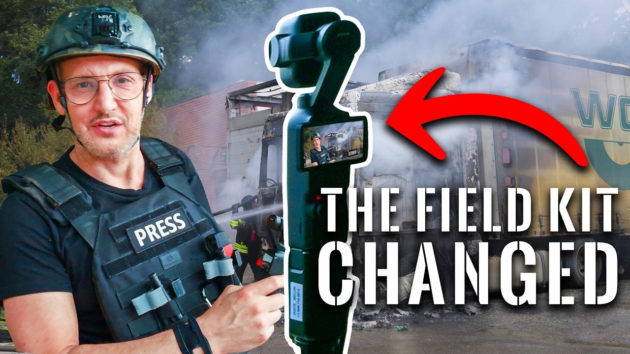 Taking the DJI Osmo Pocket 4P into a War Zone - Newsshooter