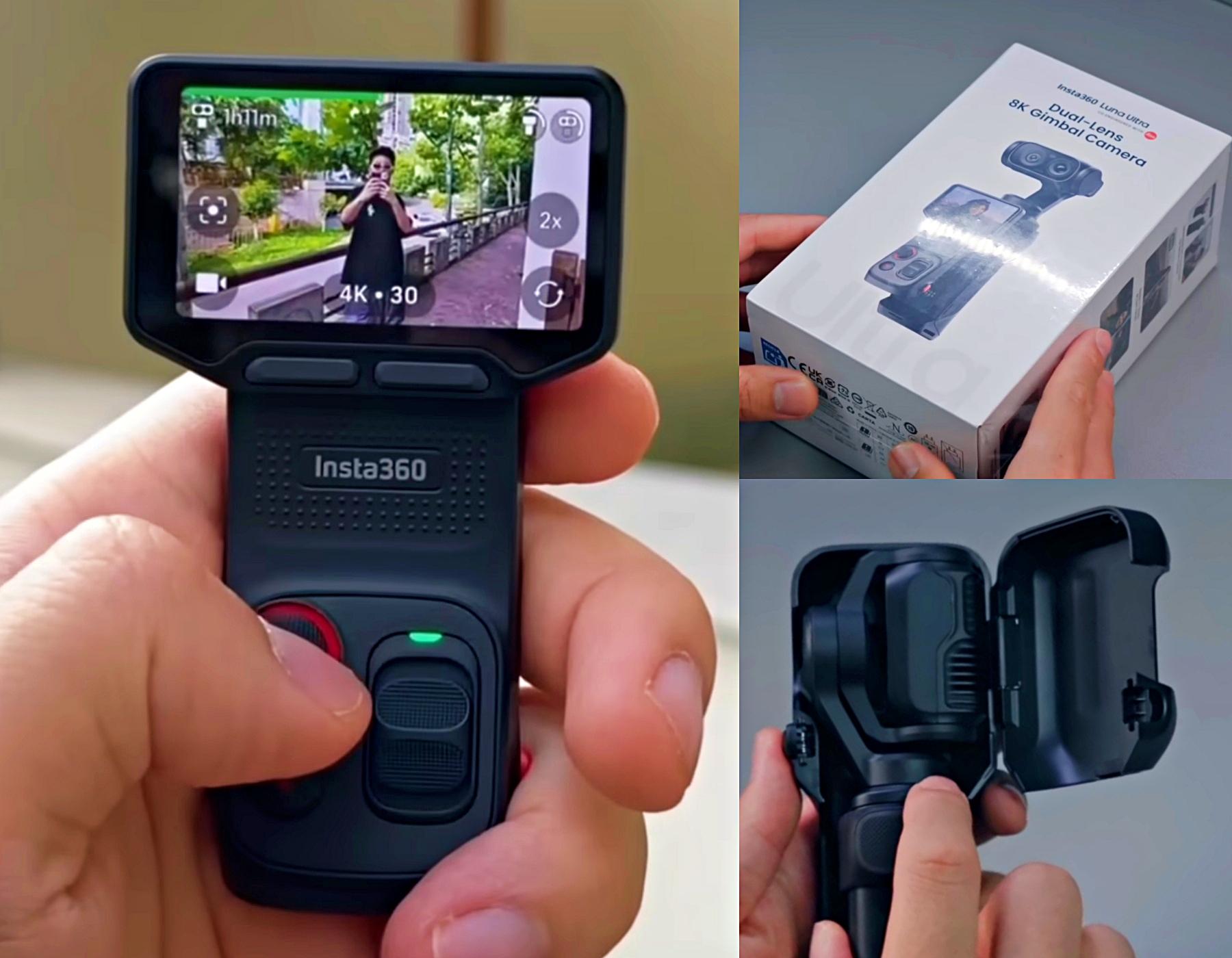 Insta360 Luna Ultra unboxing video shows why DJI should be worried: Remote control, protective case in action - Notebookcheck