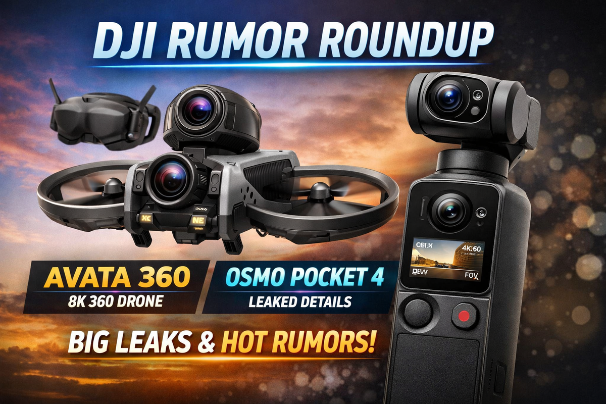 DJI Rumor Roundup: Avata 360 Heats Up, Pocket 4 Leaks Multiply, and DJI’s 360 Push Looks Real